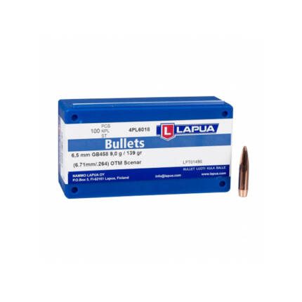 LAPUA 6.5MM 139GR OTM SCENAR 100CT 4PL6018