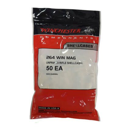 WINCHESTER 264 WIN MAG BRASS 50CT