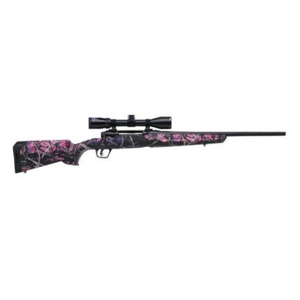 SAVAGE 6.5MM CM AXIS II XP 4RD 20IN W/SCOPE MUDDY GIRL 57478
