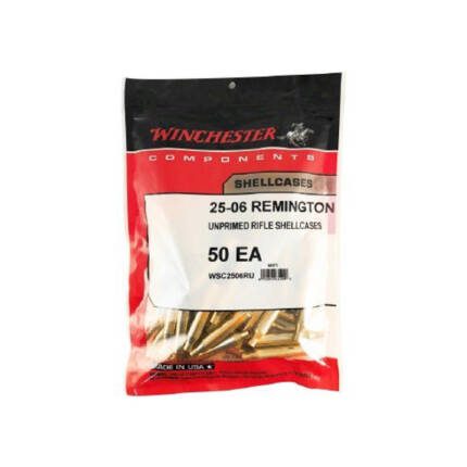 WINCHESTER 25-06 REM BRASS 50CT