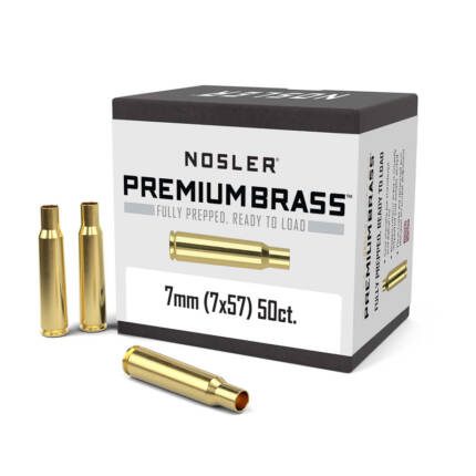 NOSLER 7X57 MAUSER BRASS 50CT 44507