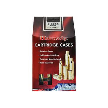 HORNADY 6.5X55 SWEDISH BRASS 50CT 86263