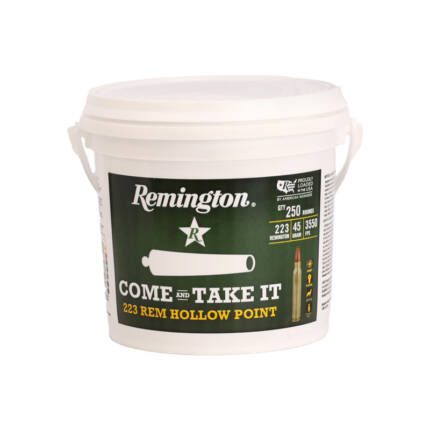 REMINGTON 223 REM 45GR JHP 250CT BUCKET