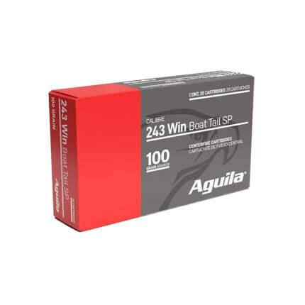 AGUILA 243 WIN 100GR BT INTERLOCK 8047AG