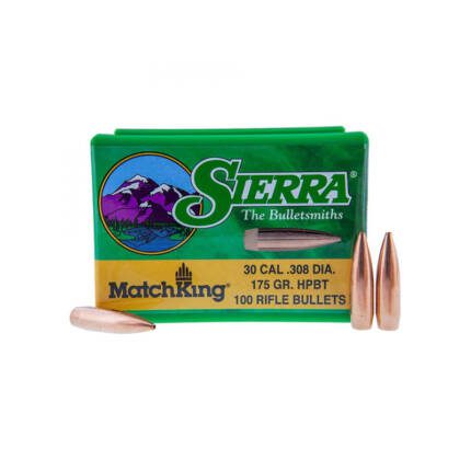 SIERRA 30CAL 175GR HPBT MATCHKING 500CT 2275C