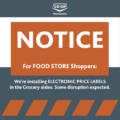 FOOD STORE Electronic Pricing Labels Upgrade